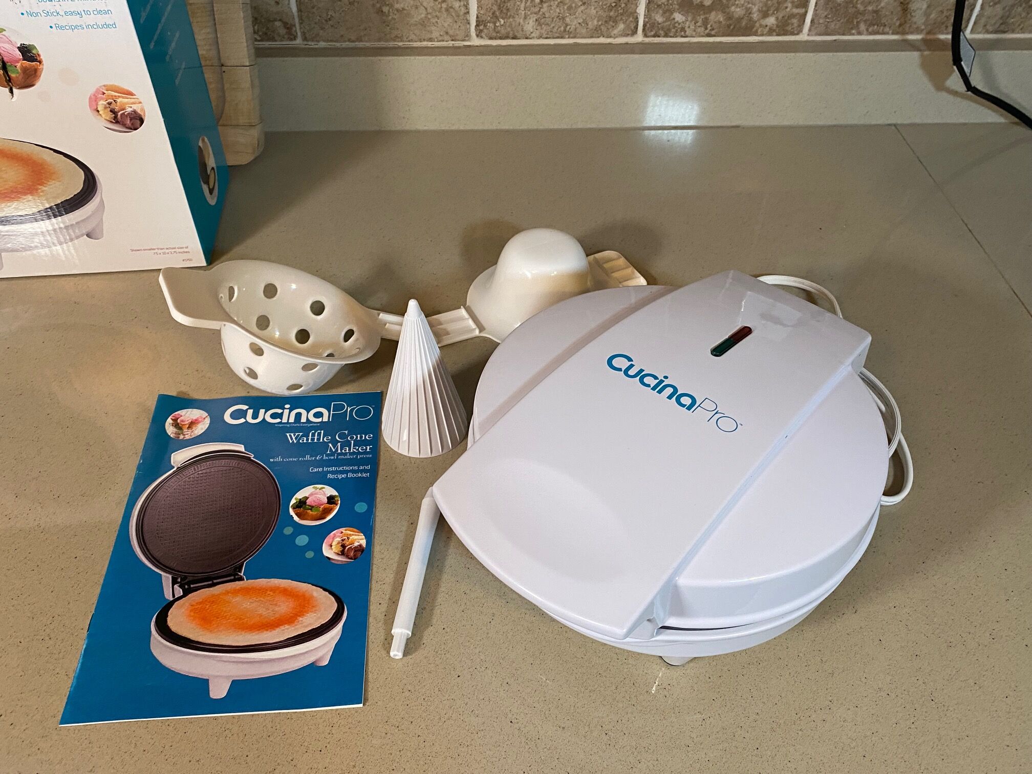 Chef buddy waffle online cone maker