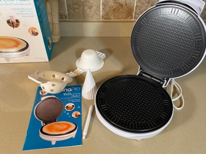 Chef Buddy Waffle Cone Maker with Cone Form - 7264892
