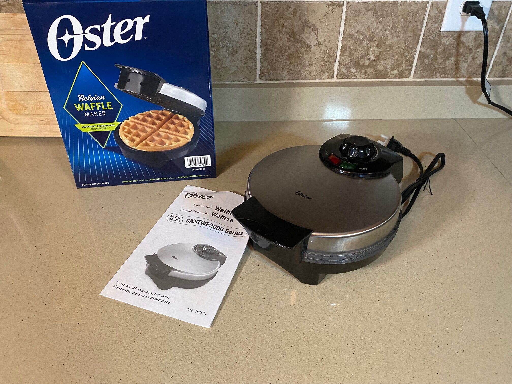 Oster CKSTWF2000 Belgian Waffle Maker Review Easy Kitchen Appliances